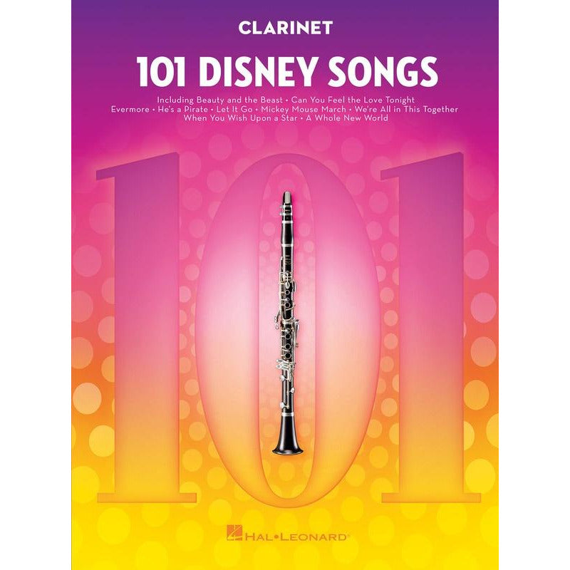 101 Disney Songs For Clarinet Book