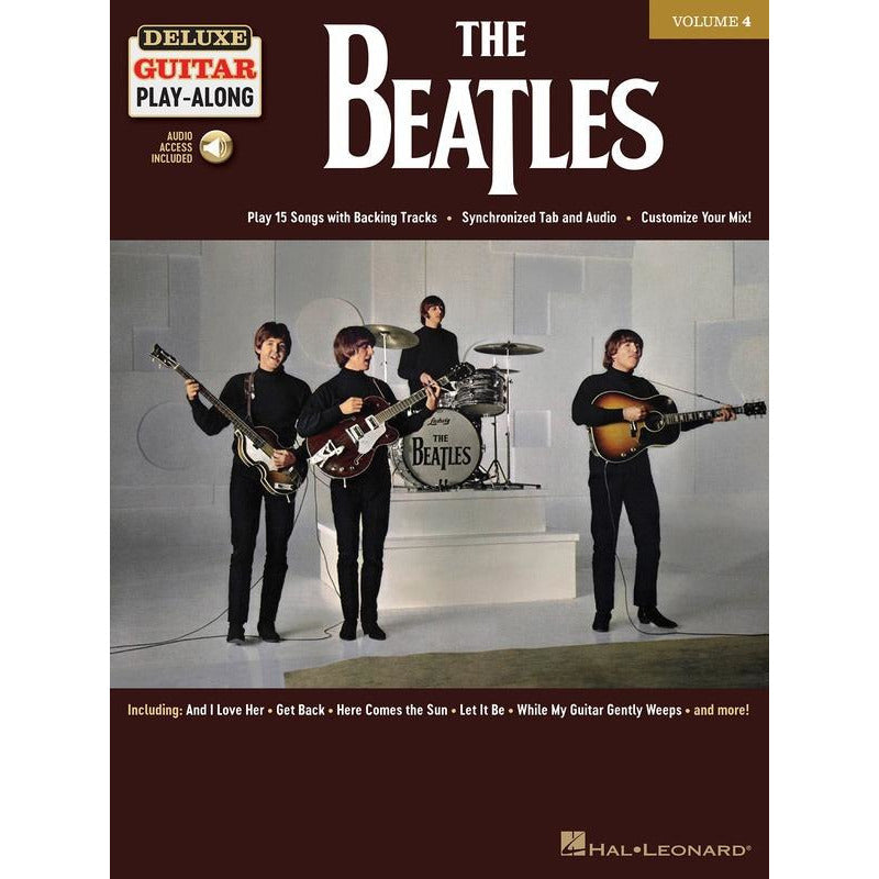 The Beatles Deluxe Guitar Playalong V4 Bk/Ola