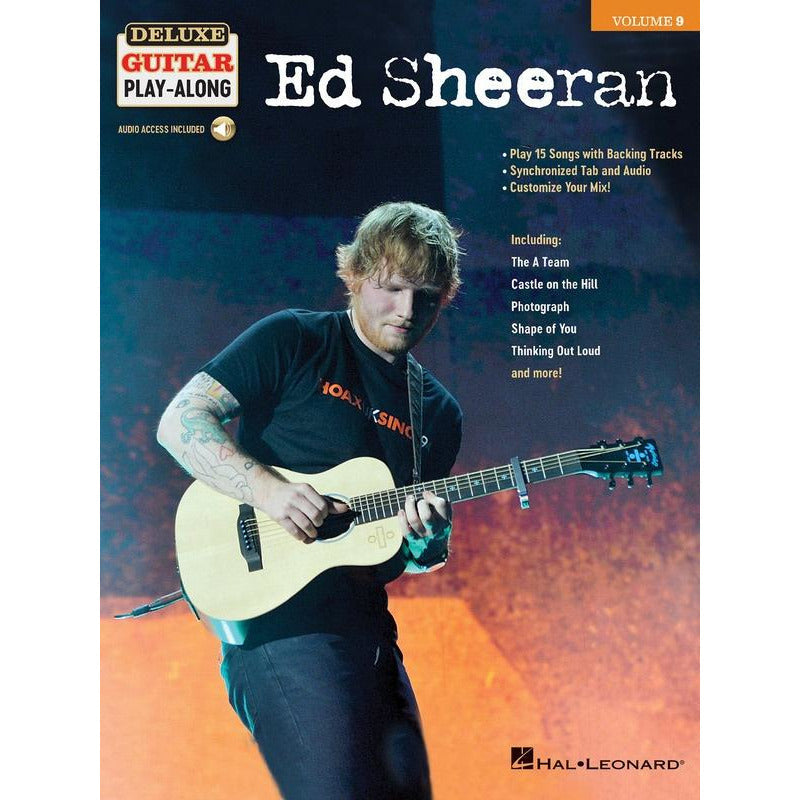 Ed Sheeran Deluxe Guitar Playalong V9 Bk/Ola
