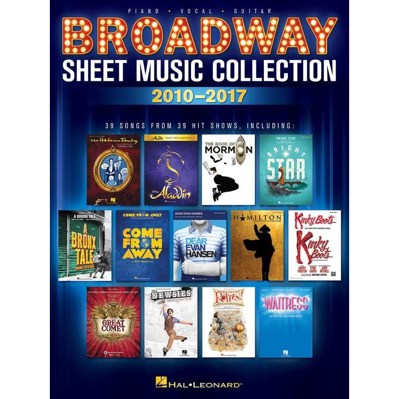 Broadway Sheet Music Collection 2010-2017 PVG
