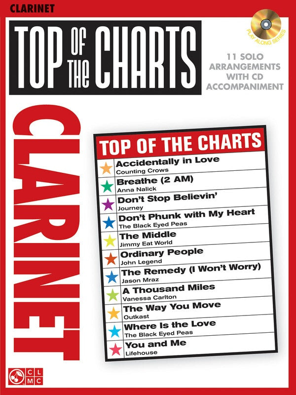 Top Of The Charts Clarinet Bk/Cd
