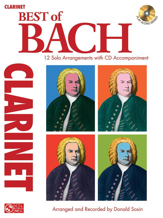 Best Of Bach For Clarinet Bk/Cd
