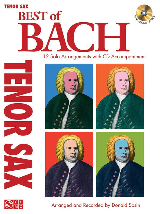 Best Of Bach For Tenor Sax Bk/Cd