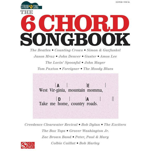 6 Chord Songbook Strum & Sing Guitar Book