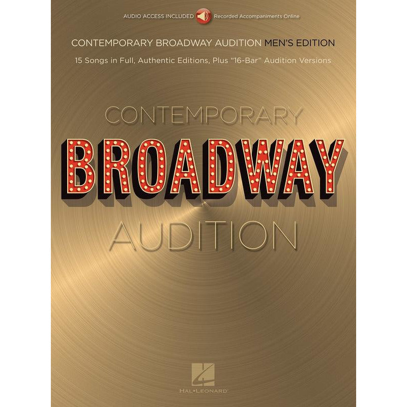 Contemporary Broadway Audition Men Bk/Ola