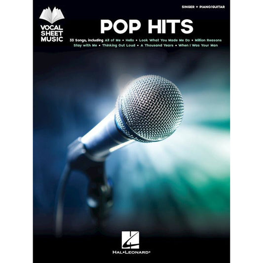 Pop Hits Vocal Sheet Music PVG