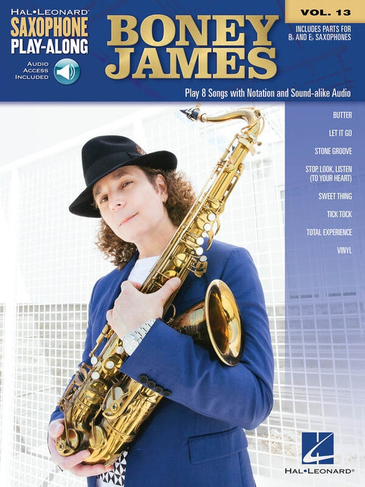 Boney James Sax Playalong V13 Bk/Ola