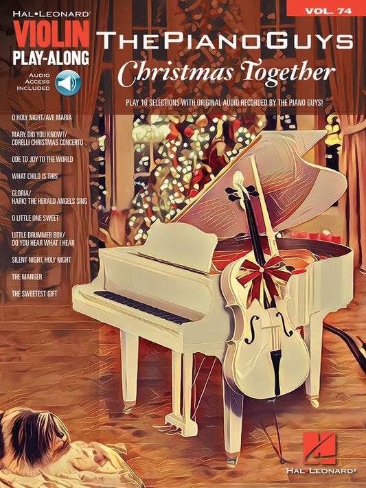 Piano Guys Christmas Together Violin Playalong V74 Bk/Ola