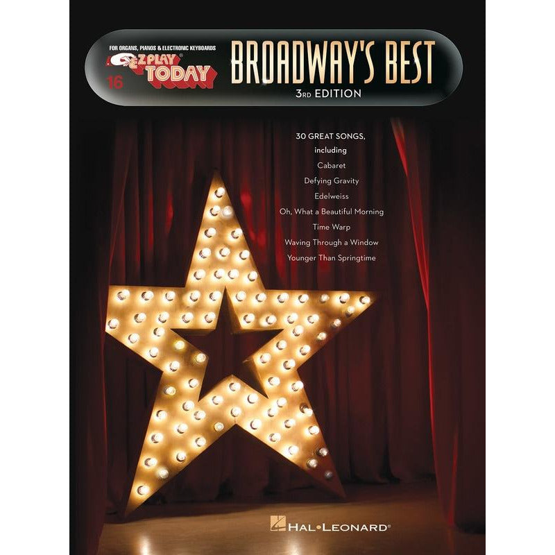 BROADWAYS BEST 3RD EDITION EZ PLAY 16 - Music2u
