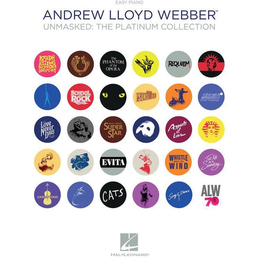 Lloyd Webber - Unmasked Platinum Collection Easy Piano