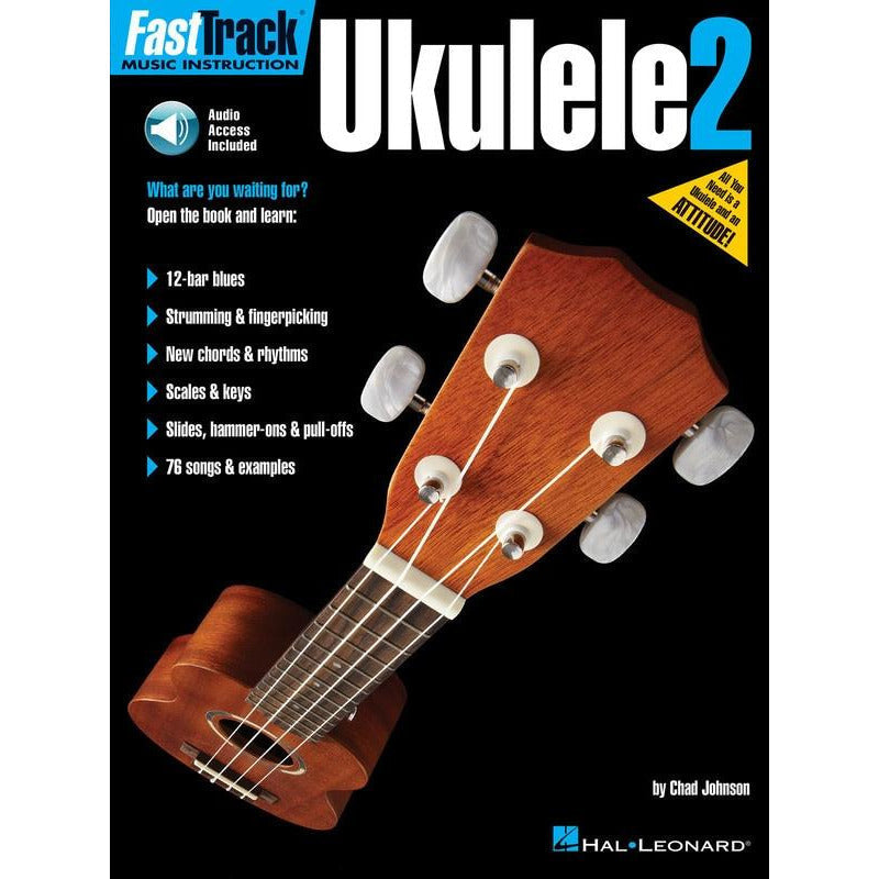 FASTTRACK UKULELE BK 2 BK/OLA - Music2u