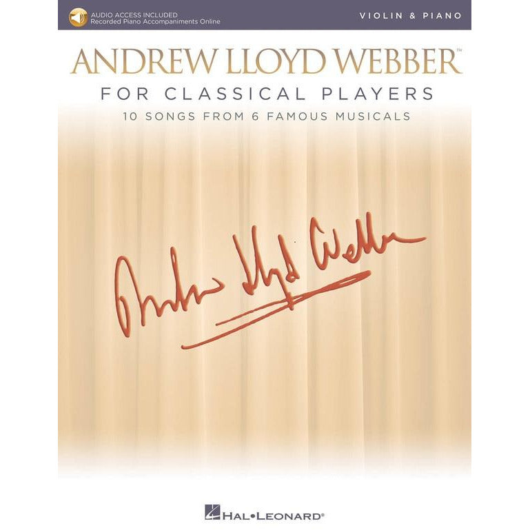 Lloyd Webber For Classical Players Violin/Piano Bk/Ola