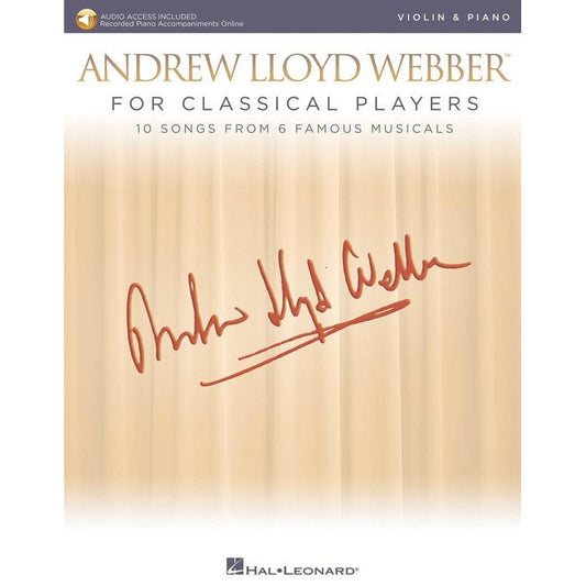 Lloyd Webber For Classical Players Violin/Piano Bk/Ola