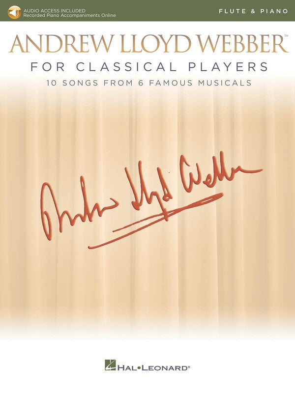 Lloyd Webber For Classical Players Flute/Piano Bk/Ola