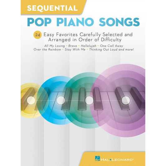Sequential Pop Piano Songs - Easy Piano Book with Lyrics