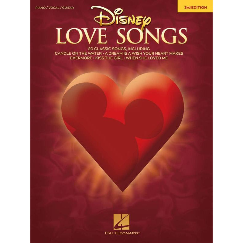 Disney Love Songs 3rd Edition PVG Book