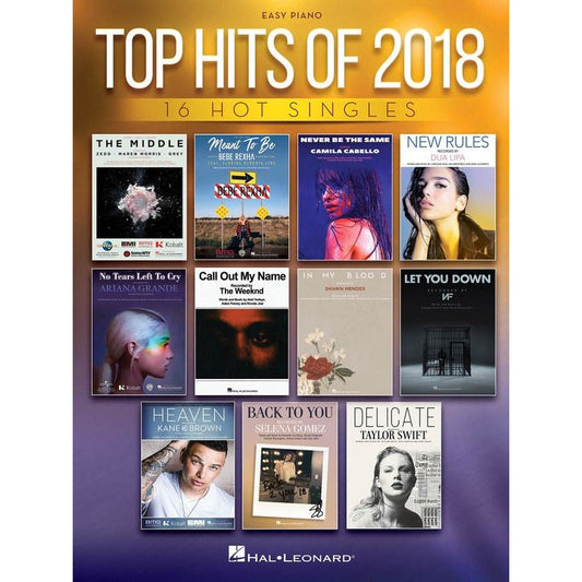 Top Hits Of 2018 - Easy Piano Songbook