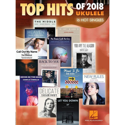 Top Hits Of 2018 - Ukulele Songbook