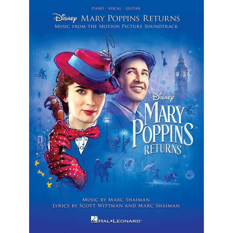 Mary Poppins Returns Movie Soundtrack PVG Songbook