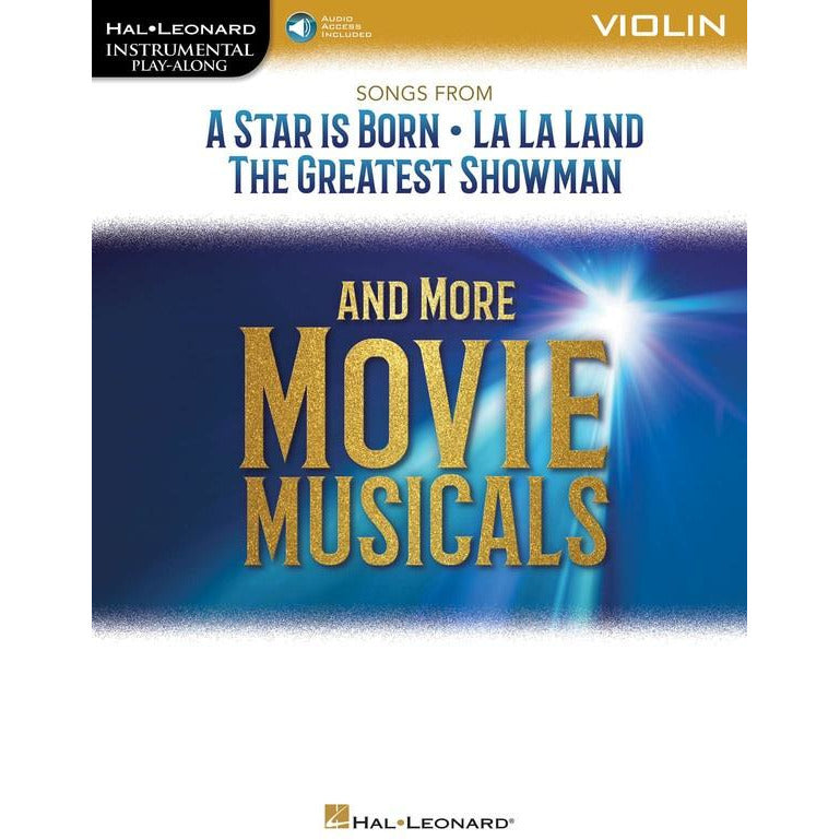 Songs From A Star Is Born La La Land Greatest Showman Violin Play Along Book/Ola