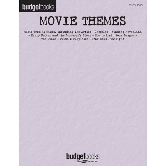 Budget Books Movie Themes Piano Solo