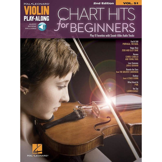 Chart Hits For Beginners Violin Playalong V51 Bk/Ola