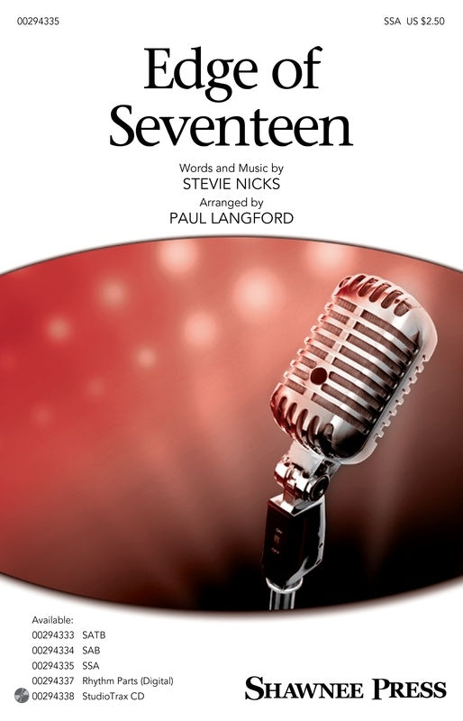 Edge Of Seventeen SSA Vocal Sheet Music