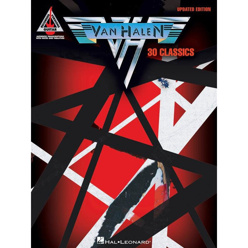 VAN HALEN - 30 CLASSICS GUITAR TAB RV UPDATED EDITION - Music2u
