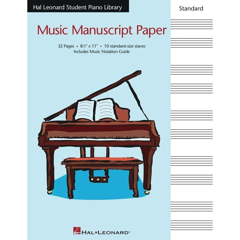 HLSPL STANDARD MANUSCRIPT 32PP 10 STAVE - Music2u