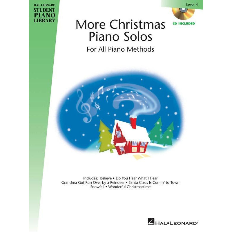 HLSPL More Christmas Piano Solos Level 4 Book/Cd