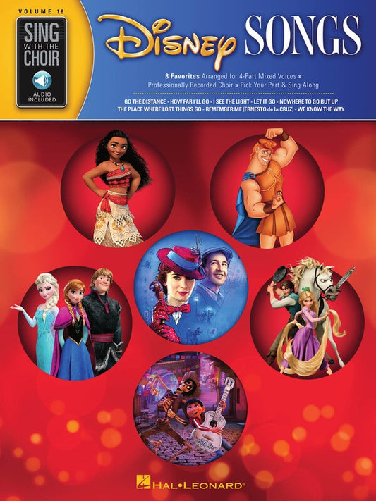 Disney Songs Sing With Choir V18 Bk/Ola