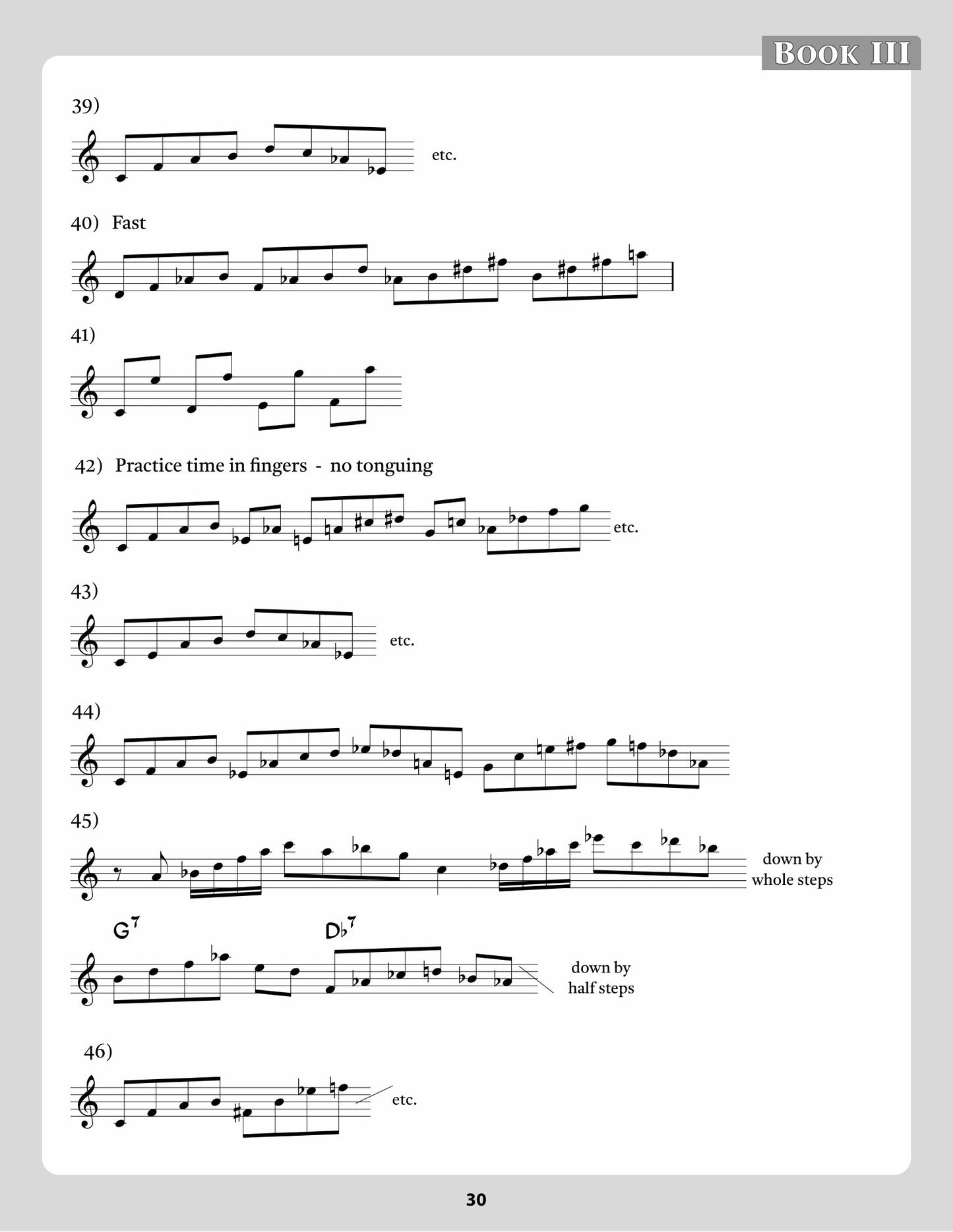 The Practice Notebooks of Michael Brecker - For Treble Clef Instruments Book