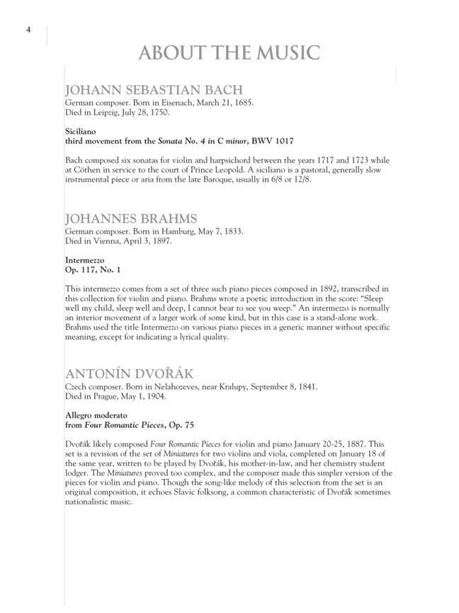 The Violin Collection Intermediate Level Book/Ola - 11 Pieces by 11 Composers