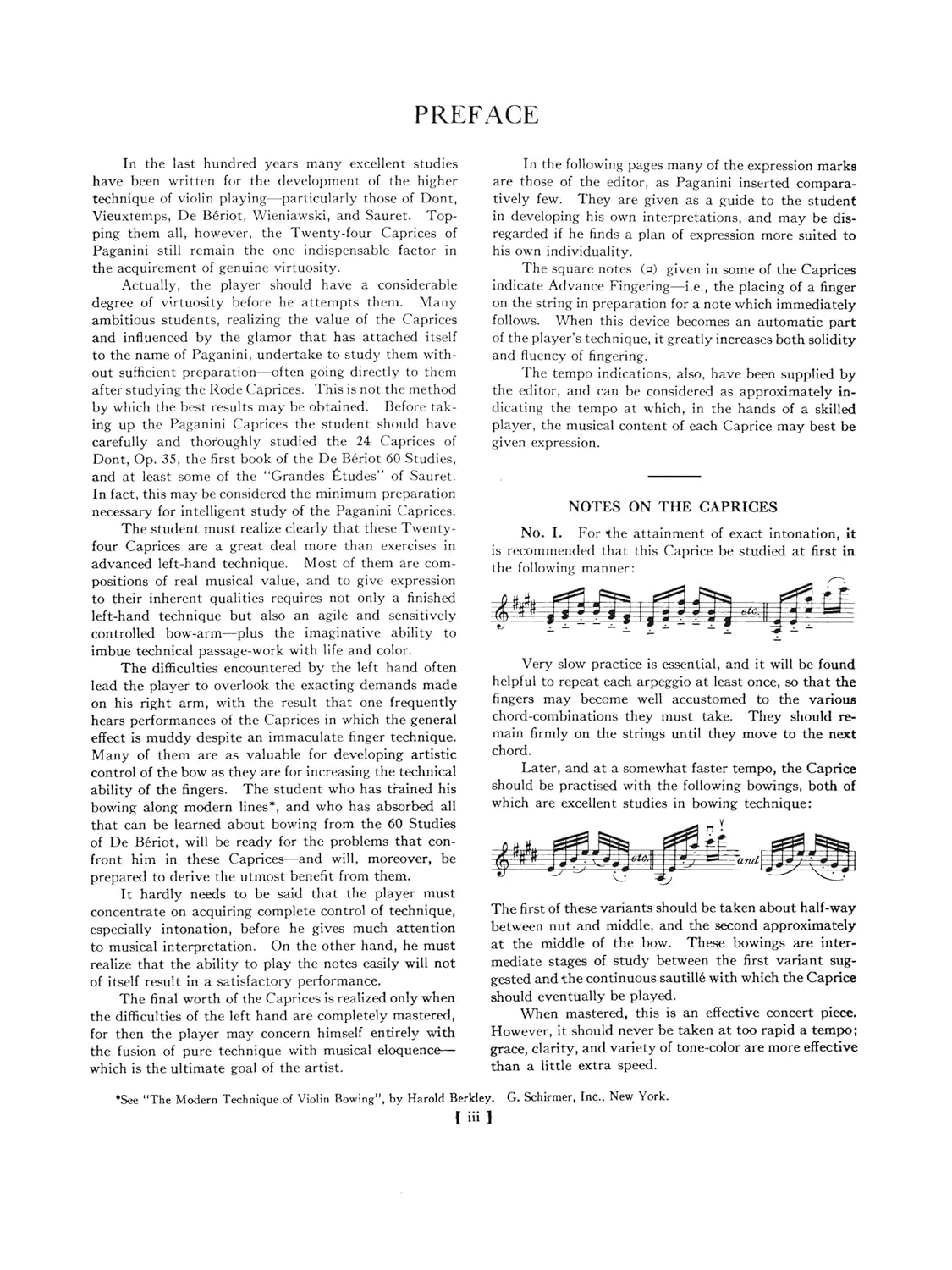 Paganini 24 Caprices Op. 1 Violin Solo Book
