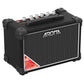 Aroma 15W Black Electric Guitar Amplifier with Footswitch and Drum Machine