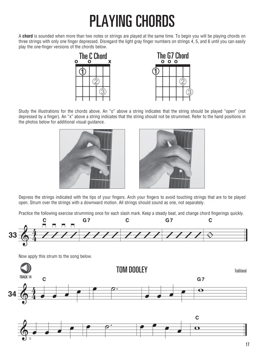 Hal Leonard Left Handed Guitar Method - Book 1 (Book/Ola)