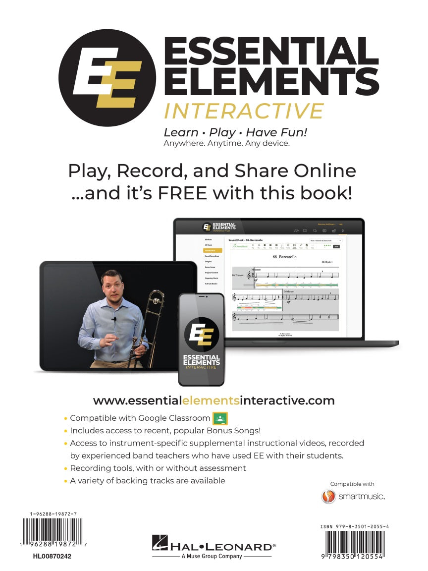 Essential Elements For Band Conductor Book 1 (Book/Olm) - New Edition Release 2025