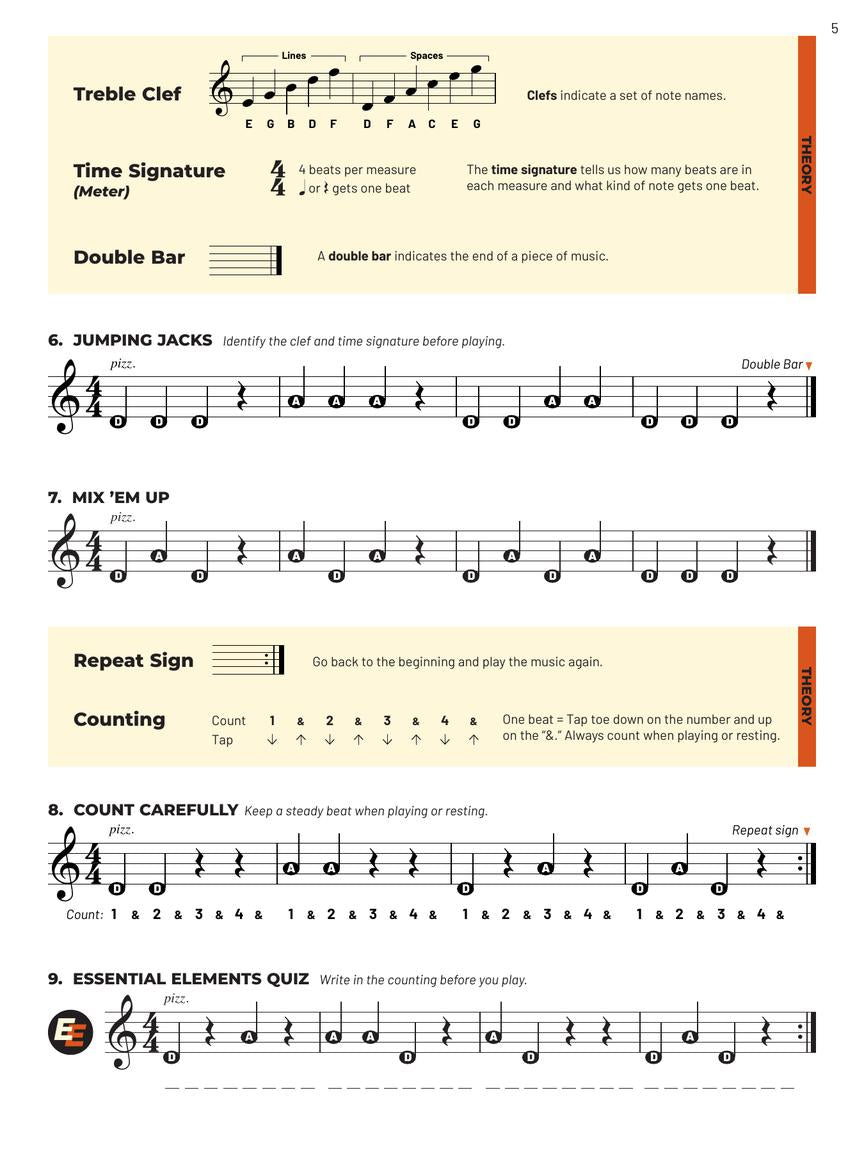 Essential Elements For Strings Violin Book 1 (Book/Olm) - New Edition Release 2025