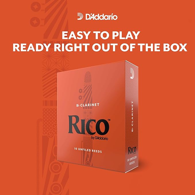 D'Addario Rico 2.5 Bb Clarinet Reed (Single) - Perfect for Beginners