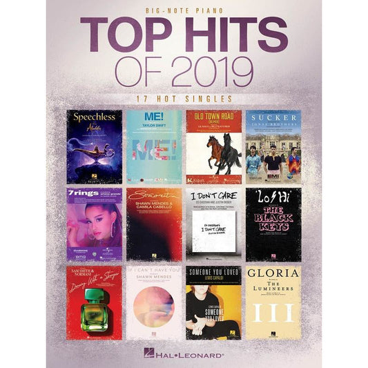 Top Hits Of 2019 Big Note Piano