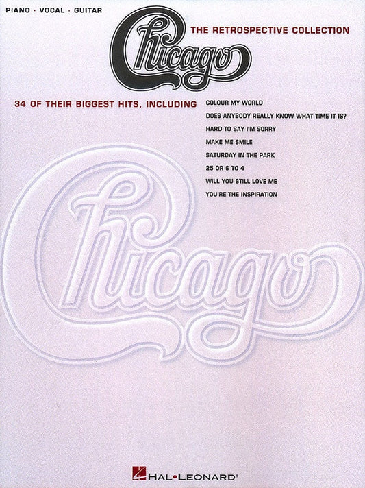 Chicago - The Retrospective Collection PVG Songbook