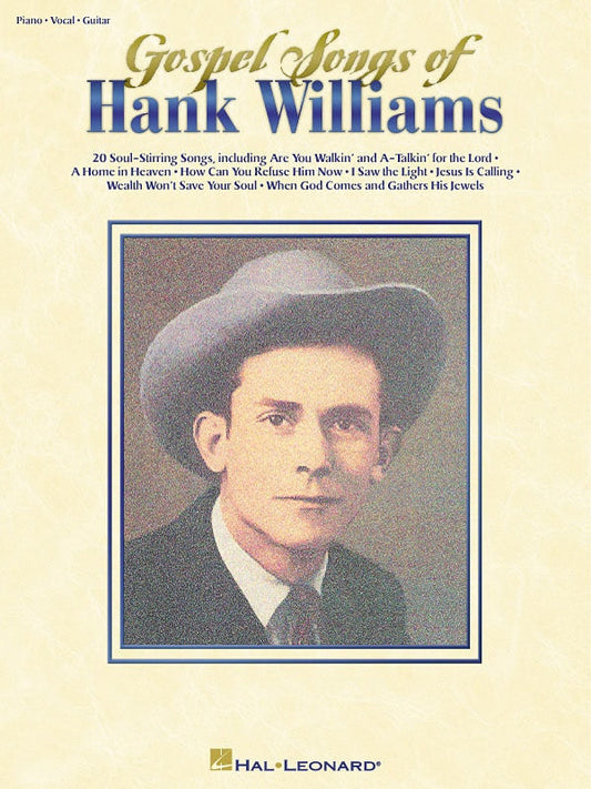 Gospel Songs Of Hank Williams PVG Book