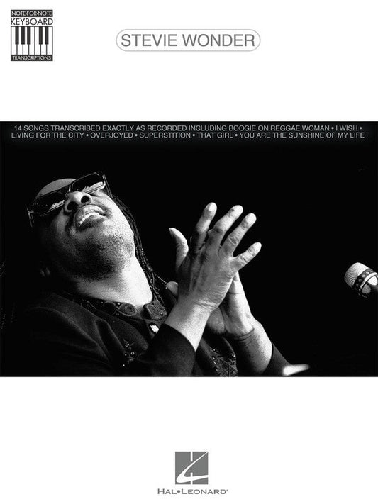 Stevie Wonder Note For Note Keyboard Transcription Songbook