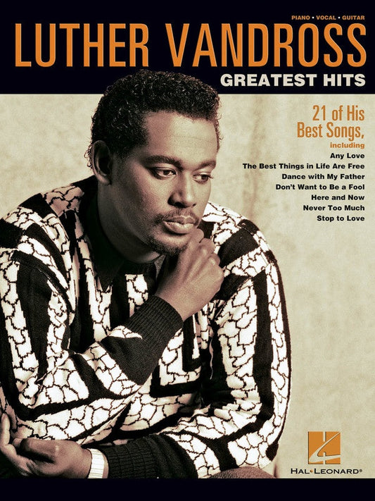Luther Vandross Greatest Hits PVG Songbook