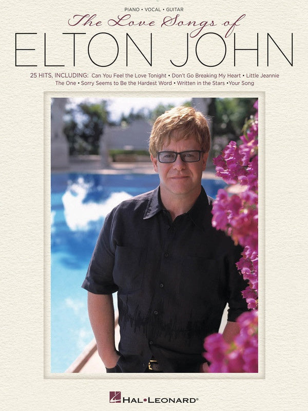 Love Songs Of Elton John PVG Songbook