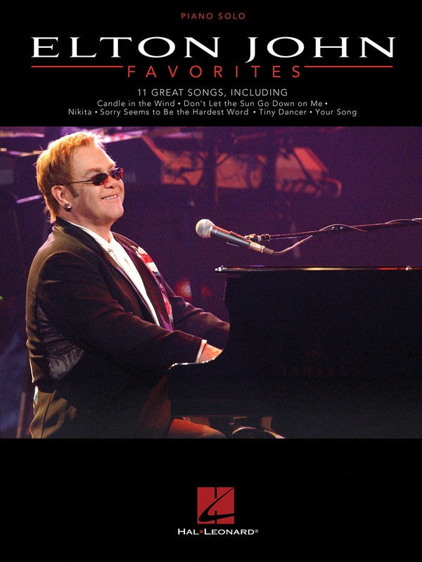 Elton John Favorites Piano Solo Songbook