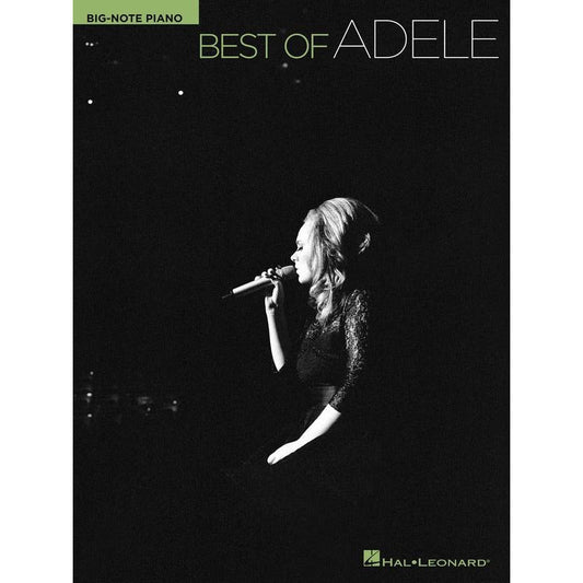 Best Of Adele Big Note Piano