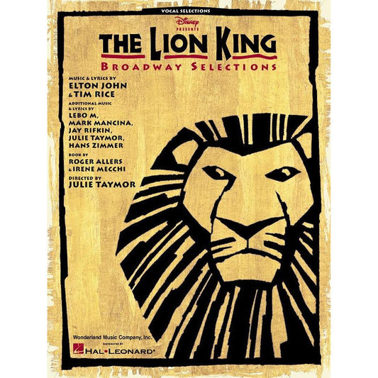 Lion King Broadway Selections PVG