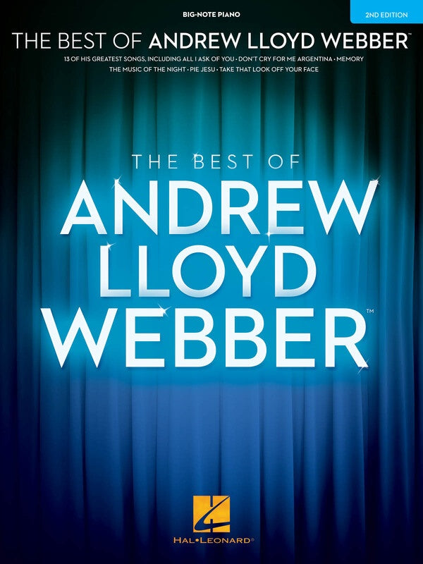 Best Of Andrew Lloyd Webber Big Note Piano