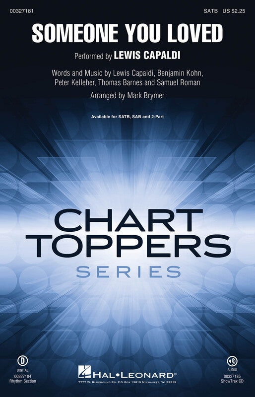 Someone You Loved SATB Vocal Sheet Music